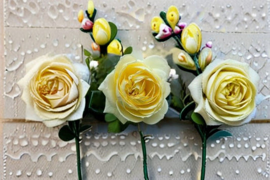 North Fragrance Rose Live Plant – Cream Yellow Fragrant Shrub Rose – Rosa ‘North Fragrance’ for Garden, Landscape, and Patio