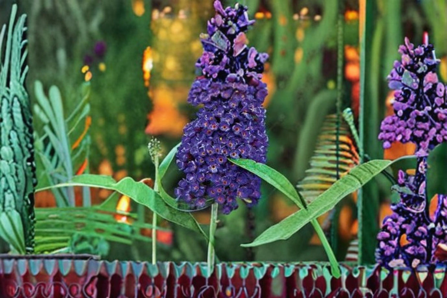 Black Knight Butterfly Bush Live Plant – Fragrant Purple Flowering Shrub, Buddleja davidii, Butterfly Attracting, Garden, Landscape