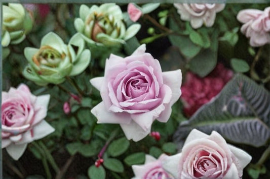 Le Ciel Bleu Rose Live Plant – Lavender Japanese Cut Rose – Own Root Flower for Garden & Floral Arrangements