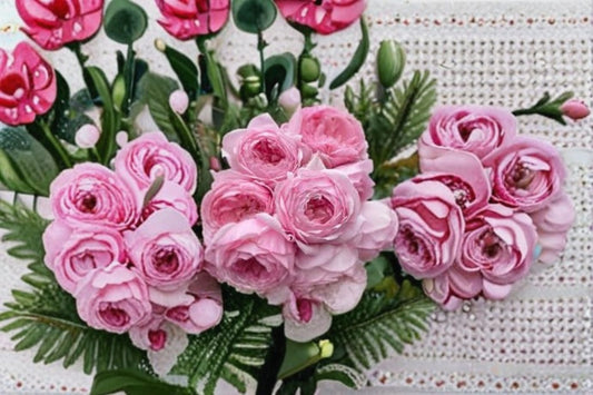 Misaki Rose Live Plant – Fragrant Japanese Cut Rose, Vibrant Blooms, Garden Flower, Rosa x odorata, Garden Plant