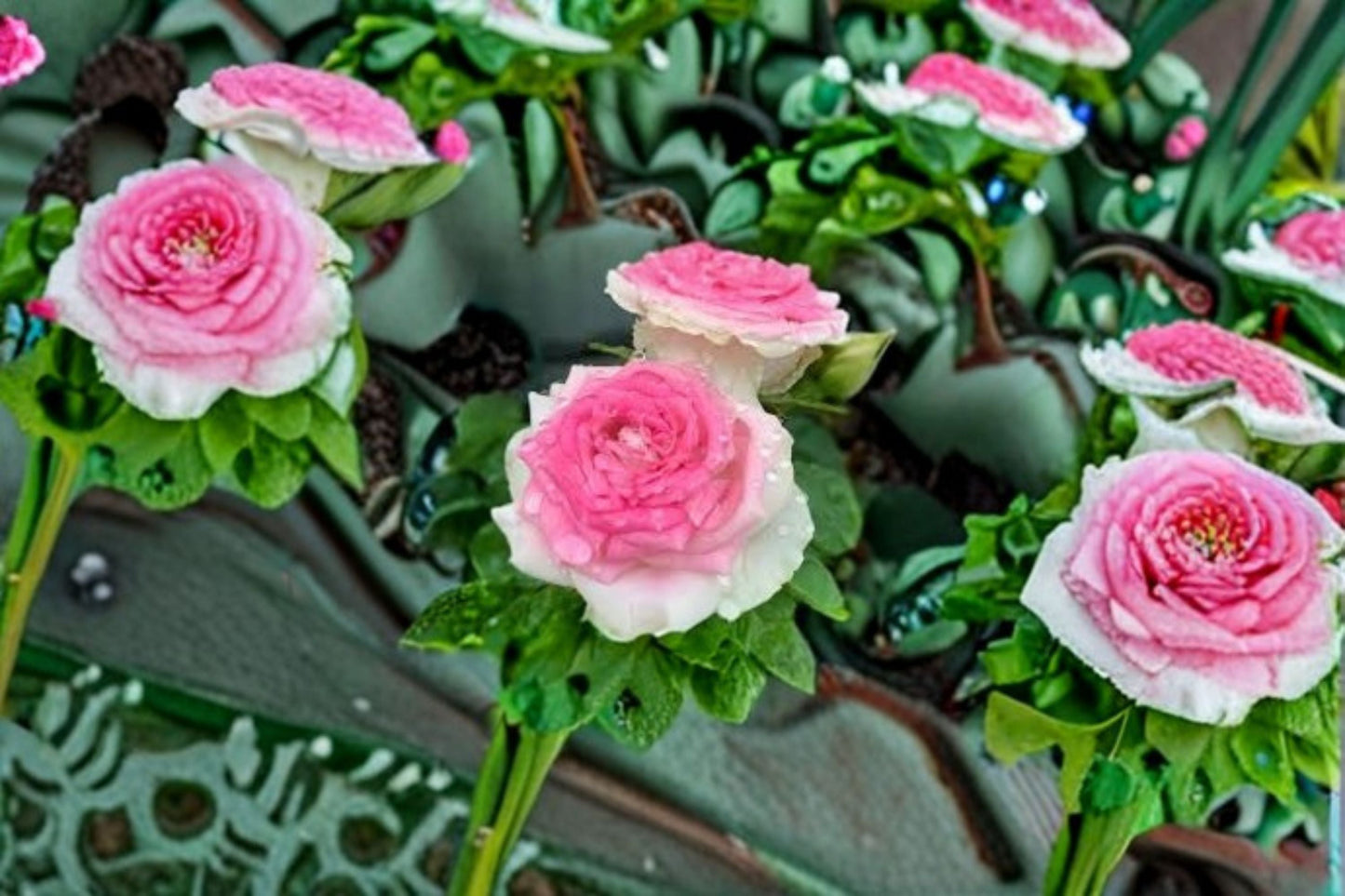 Ice Cream Rose Live Plant – Easy Care Repeat Blooming Rose – Garden or Indoor Flower – Rosa ‘Ice Cream’