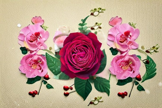 Janice Kellogg Rose Live Plant – Red Velvety Meilland Rose – Fragrant Garden Rose for Outdoors