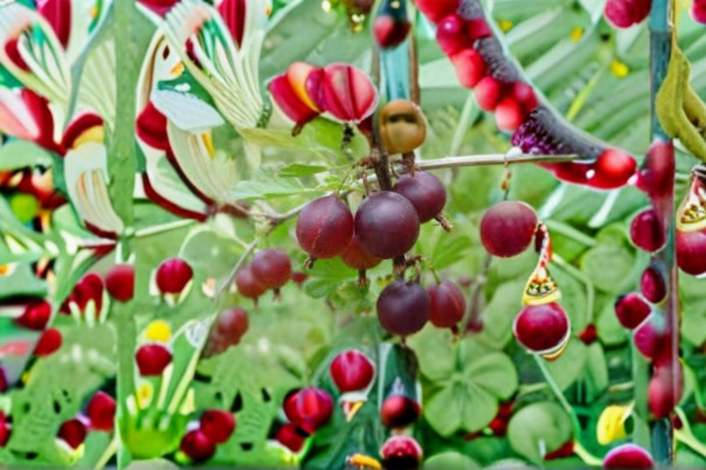 Pixwell Gooseberry Plant – Ribes uva-crispa, Hardy Berry Bush for Fresh Eating, Jams & Desserts