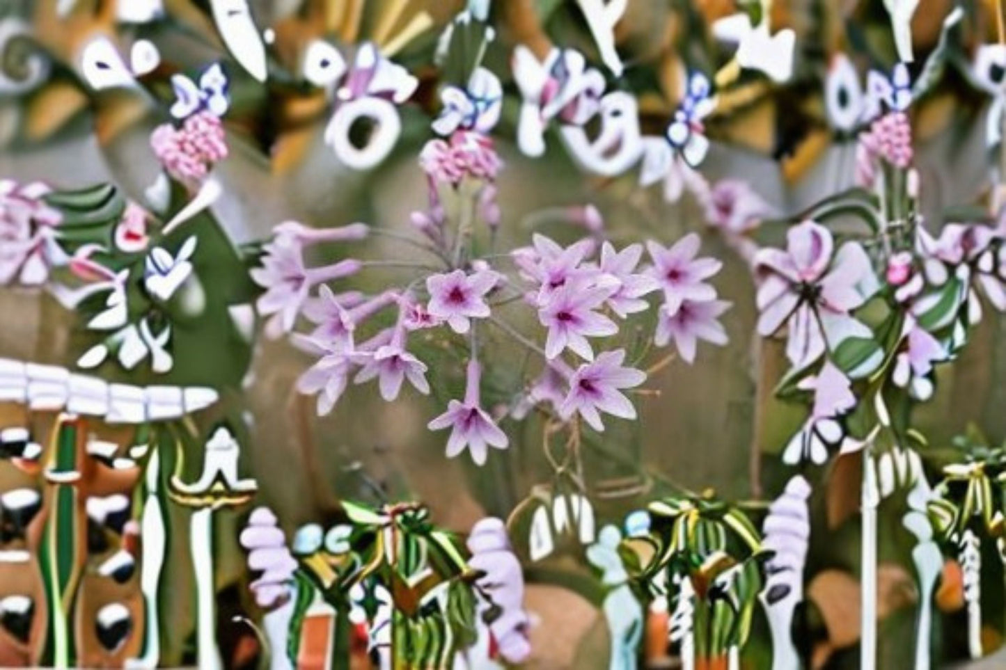 Society Garlic Plant – Tulbaghia violacea – Fragrant Purple Flowers – Low-Maintenance Garden Plant for Borders & Containers