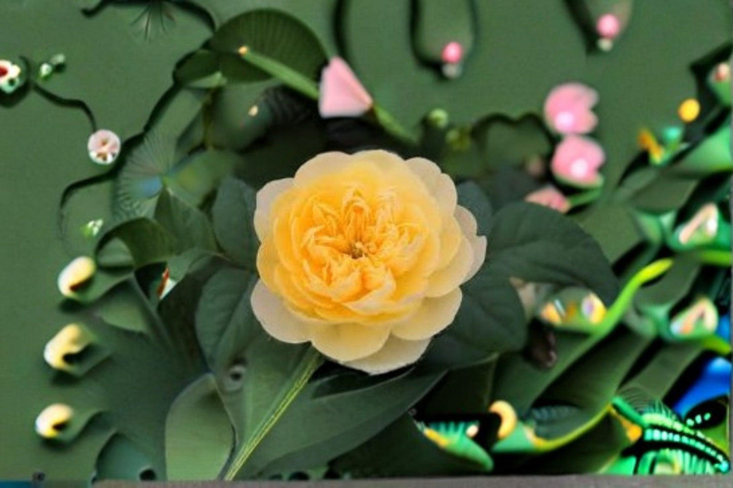 Yellow Julie Rose Live Plant – Fragrant Yellow Cut Rose – Garden or Container Plant – Rosa ‘Yellow Julie’
