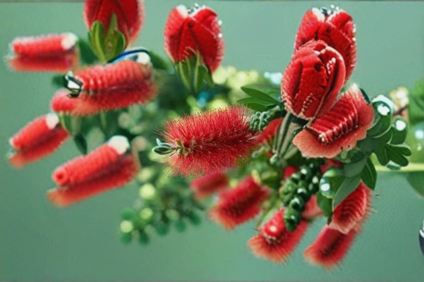 Red Bottlebrush Live Plant – Evergreen Flowering Shrub with Bright Red Brush-Like Flowers – Callistemon citrinus