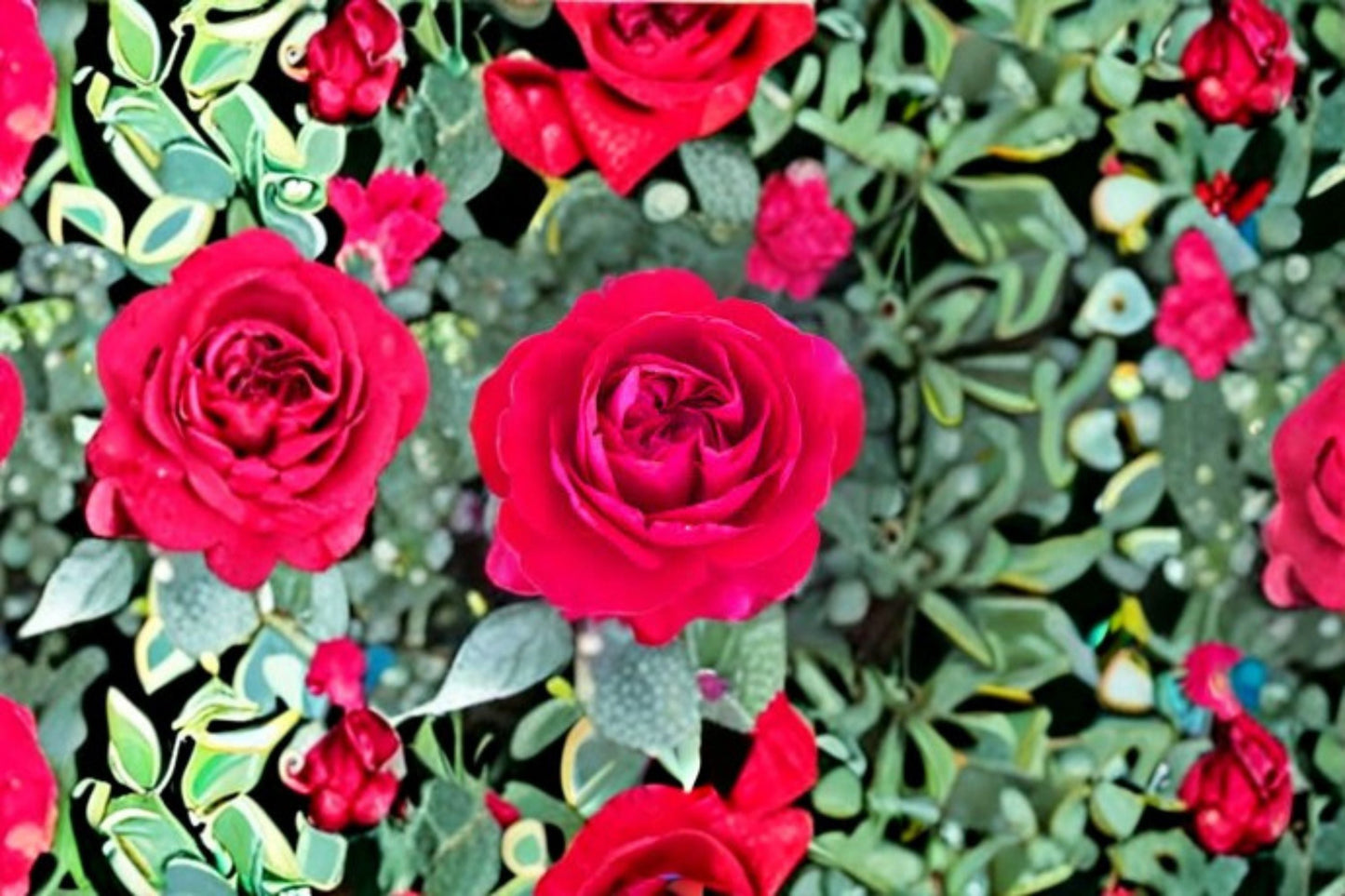Tiamo Rose Live Plant 1.5 Gal Red Grandiflora Rose Garden Flower Live Plant