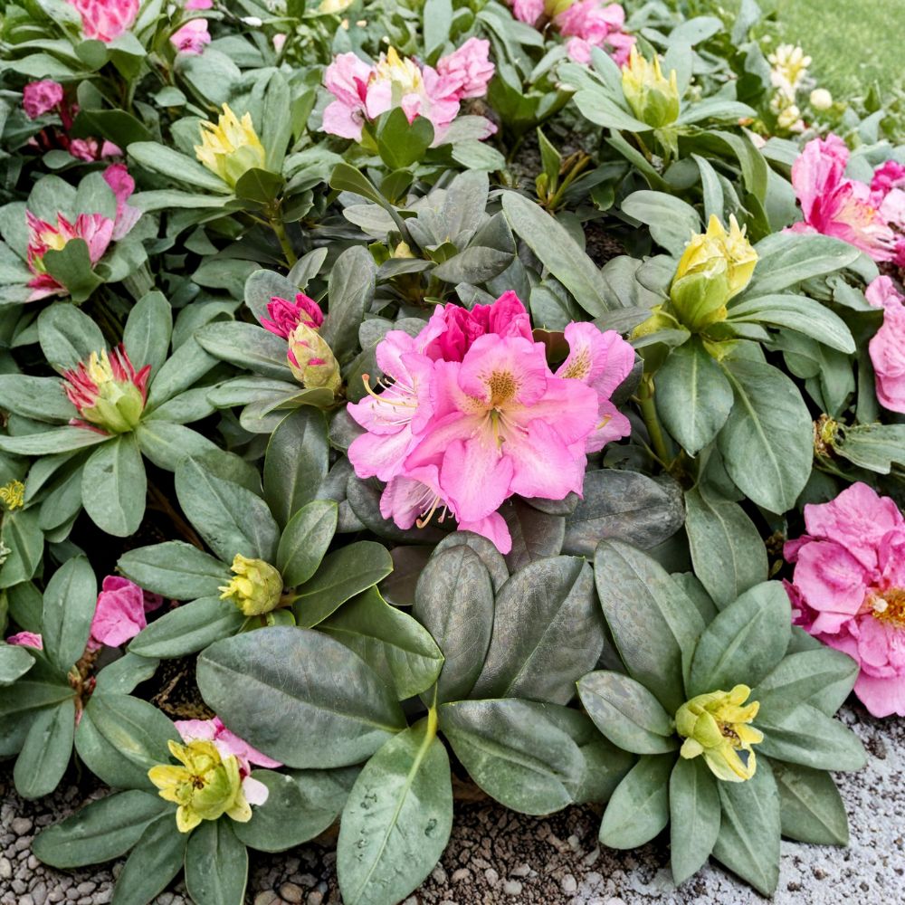Rhododendron ‘Scintillation’ Live Evergreen Shrub Bright Pink Blooms Container Grown Hardy Plant Garden