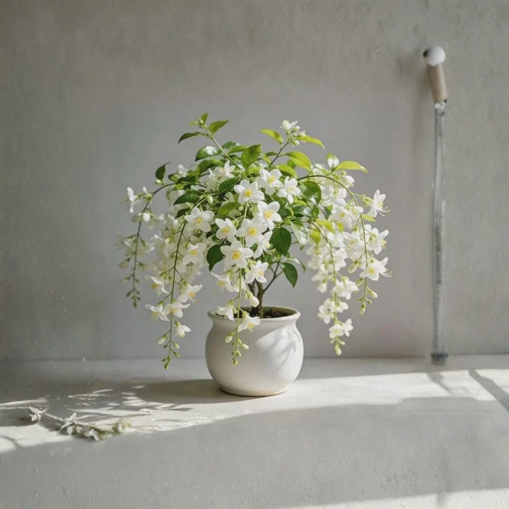 Weeping Jasmine Seeds – 100+ Climbing Vine Seeds for Fragrant Flowering Plant, Balcony & Garden Decor, Jasminum polyanthum