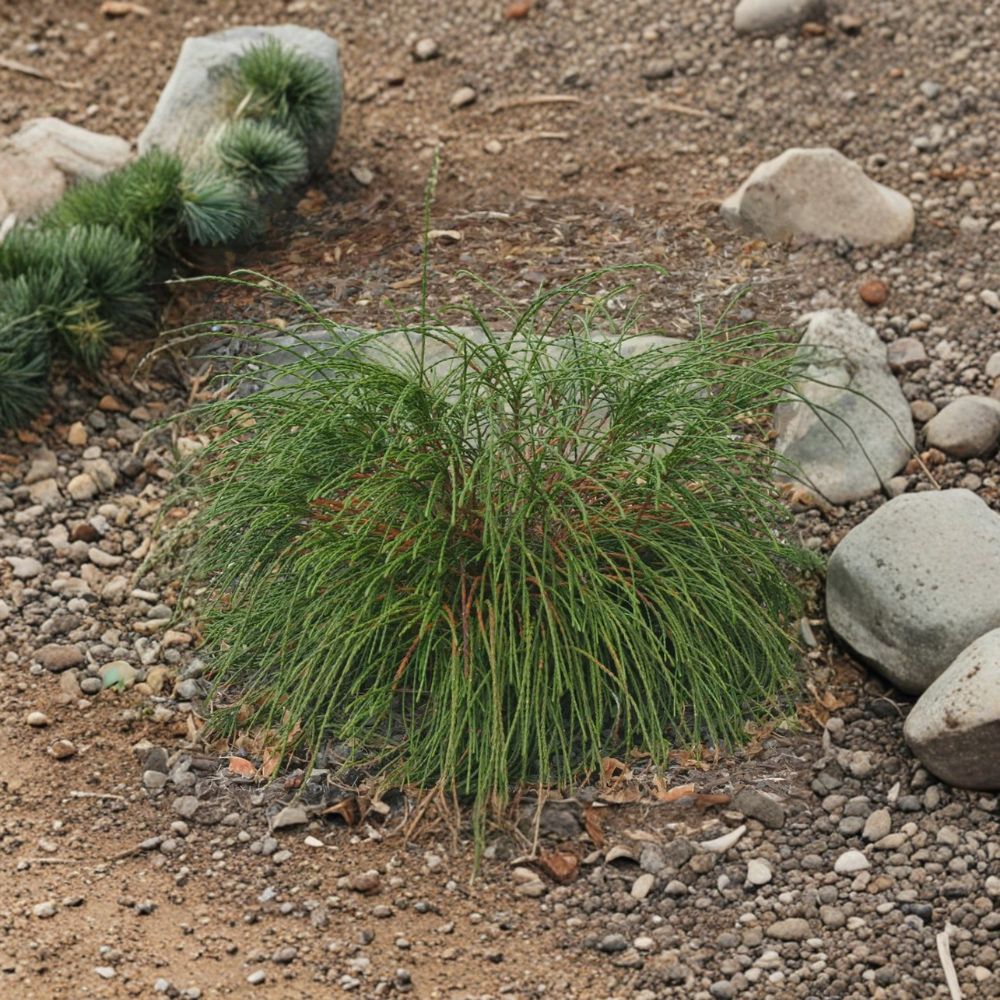 Thuja ‘Whipcord’ Dwarf Weeping Western Red Cedar Curly Evergreen Conifer Container Plant