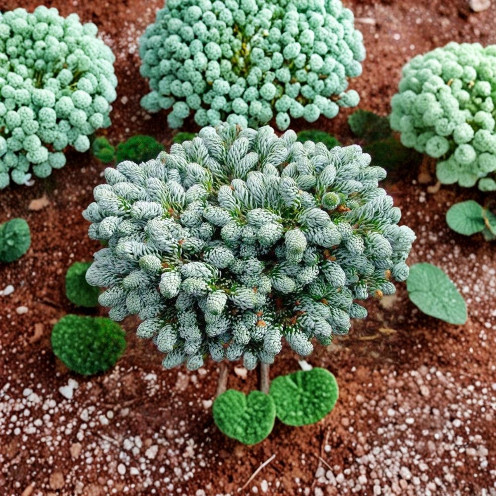 Abies koreana ‘Ice Breaker’ Dwarf Korean Fir Live Plant | Silver Blue Evergreen Conifer | Compact Landscape Tree | Container Grown