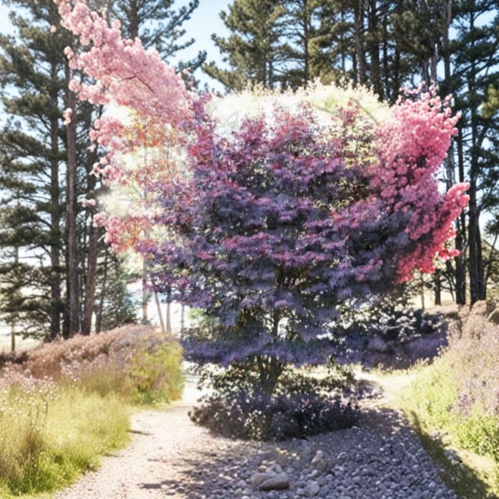 Acer palmatum ‘Lozita’ Red Japanese Maple Live Tree – 18–30 Inches, Scarlet Fall Foliage, Ornamental Landscape Maple, #3 Container