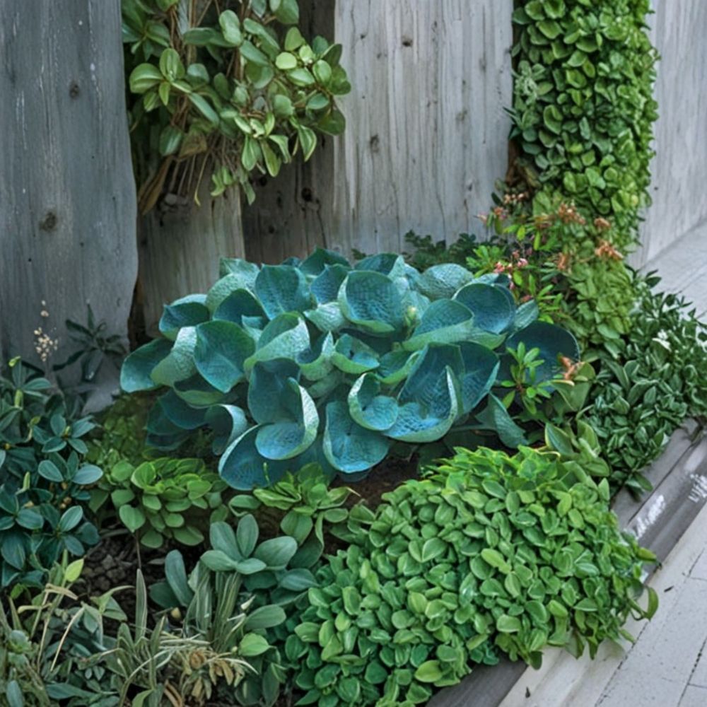 Abiqua Drinking Gourd Hosta – Live Bare Root Shade Perennial, Blue Green Cupped Foliage, Slug Resistant, 3 Inch Starter Plant
