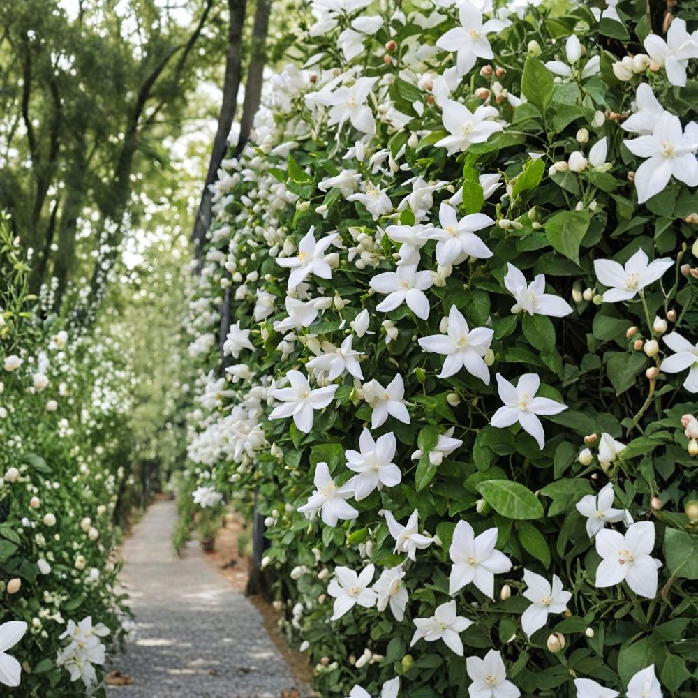 Rare Jasmine Seeds – Arabian Jasmine Fragrant Flowering Plant 5g | Easy to Grow Summer Blooming Garden & Indoor Plant