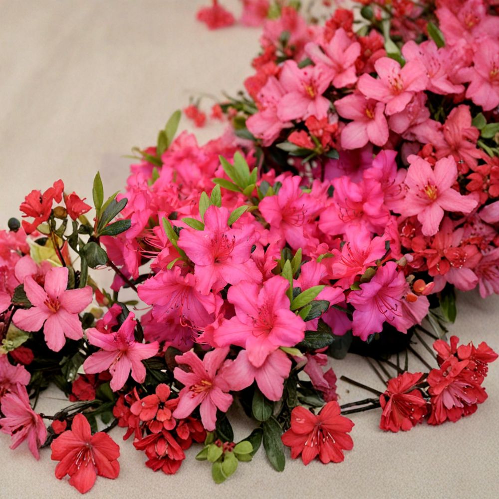 Azalea Live Plant | Compact Pink Flowering Shrub | Evergreen Garden Plant | Girard’s Rose (Rhododendron indicum)