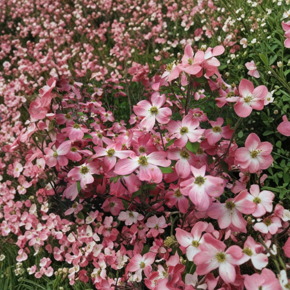 Cornus florida 'Cherokee Chief' Dogwood Tree Live Plant | 1-Gallon Pot | Red Flowering Ornamental Landscape Tree | Spring Blooming