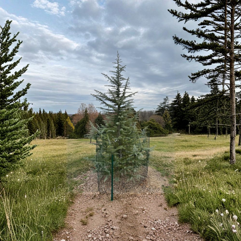 Cedrus deodara 'Electra Blue' Live Plant – Silvery Blue Evergreen Conifer in 1-Gallon Pot for Landscaping and Garden Decor