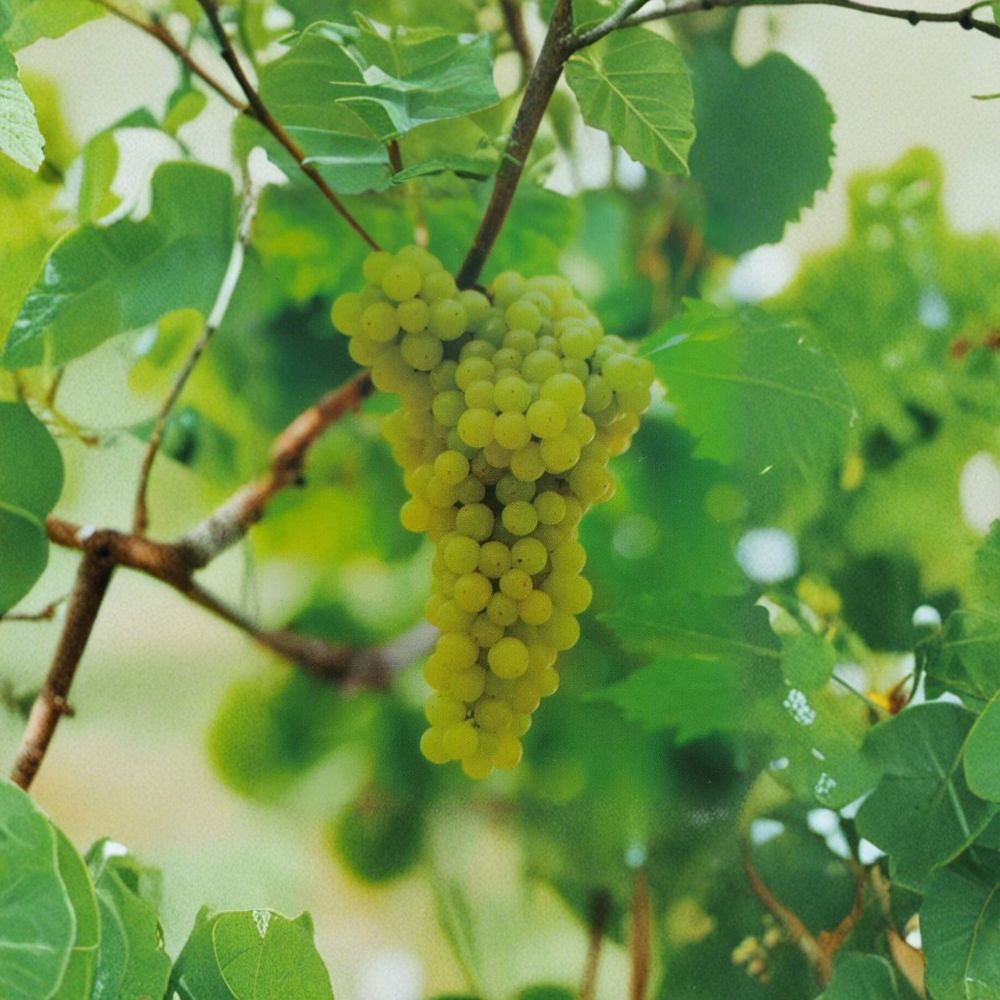 Thompson Seedless White Grape Vine – 3 Gallon Live Plant, Self-Fertile Table Grape, Sweet Seedless Grapes, Backyard Garden & Vineyard Favorite