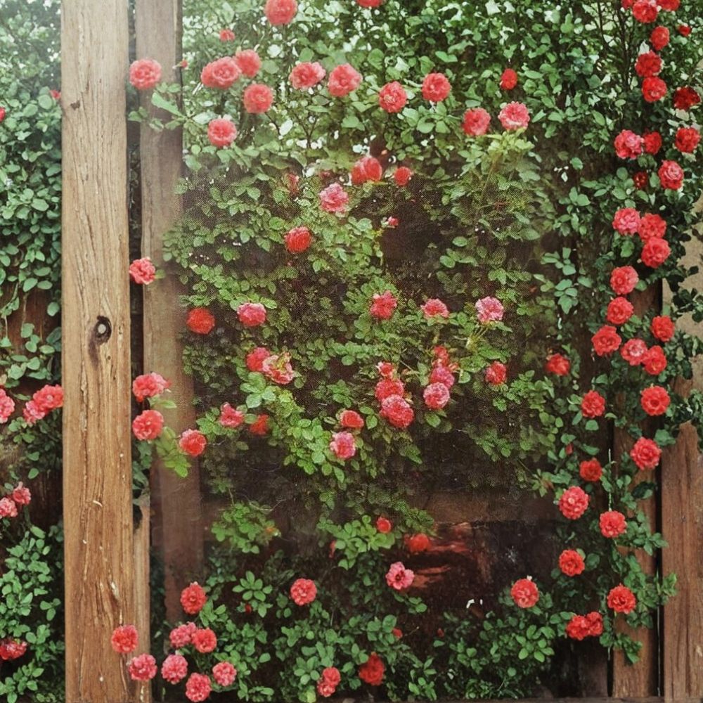 Climbing Rose Plant 1 Gallon Salmon Pink Blooms Fragrant Garden Rose Trellis Fence Climber