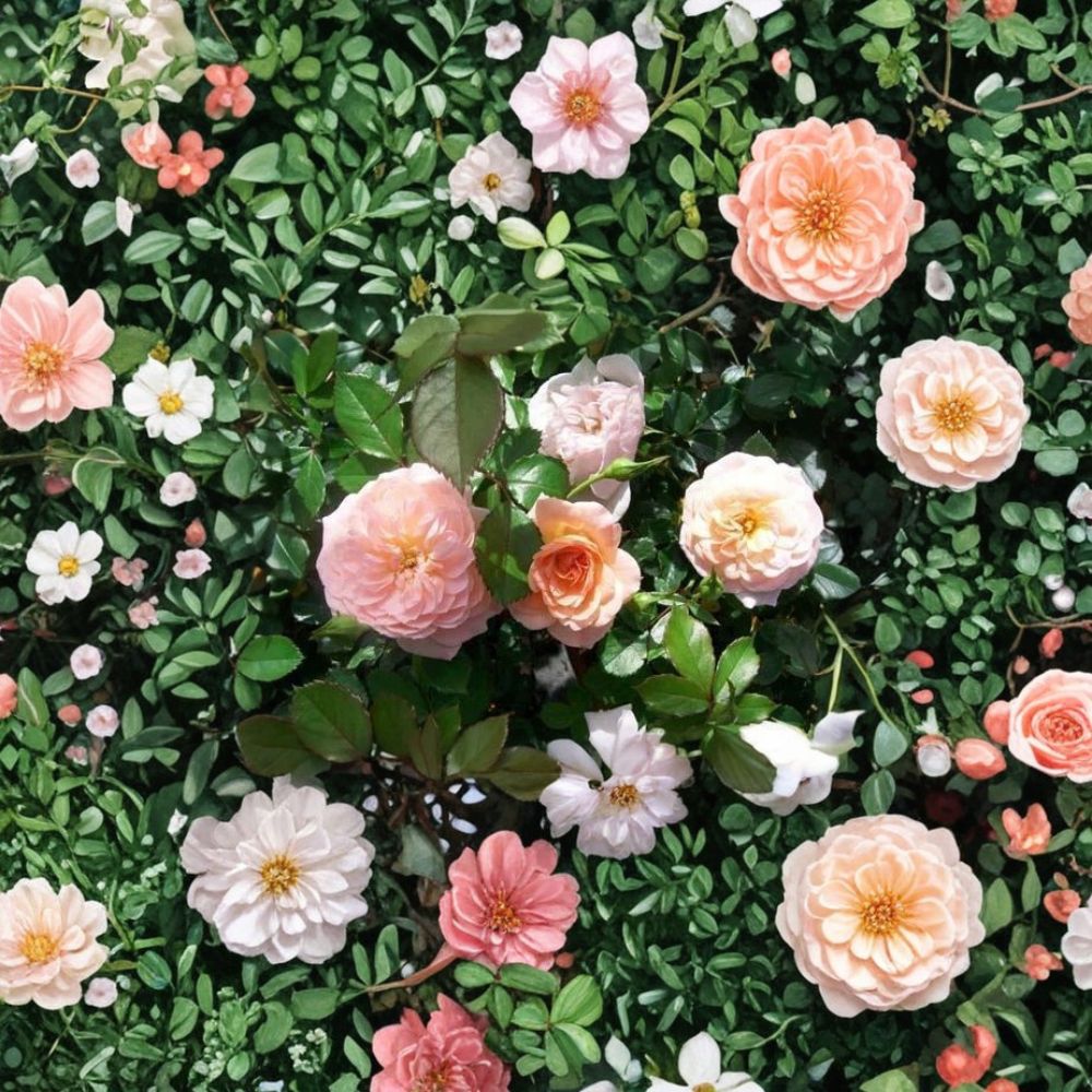 Apricot Drift Rose – Rosa Live Plant, 5 Gallon, Apricot Blooms, Disease Resistant Groundcover Rose, Easy to Grow