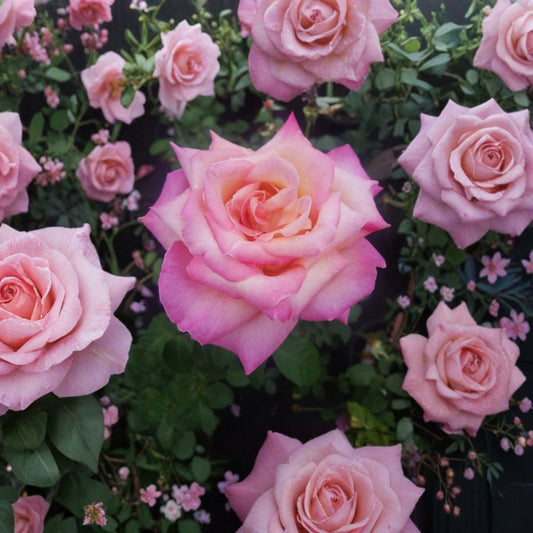 Kordes Perfecta Hybrid Tea Rose Live Plant – 3 Gallon Everblooming Garden Rose Bush, Elegant Shrub, Fine Roses