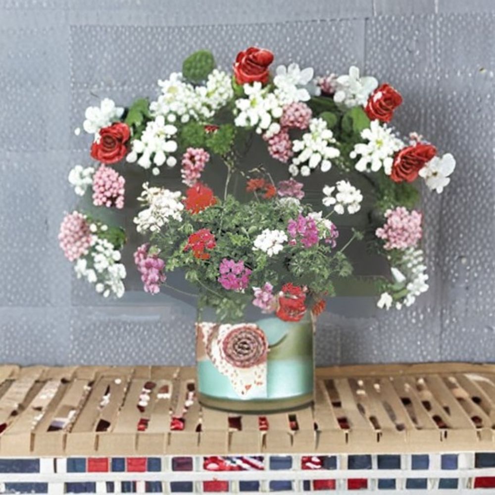 Geranium Tornado Mix Pelargonium Seeds – Cascading Colorful Blooms, Sweet Scented, Container & Basket Friendly, Easy to Grow