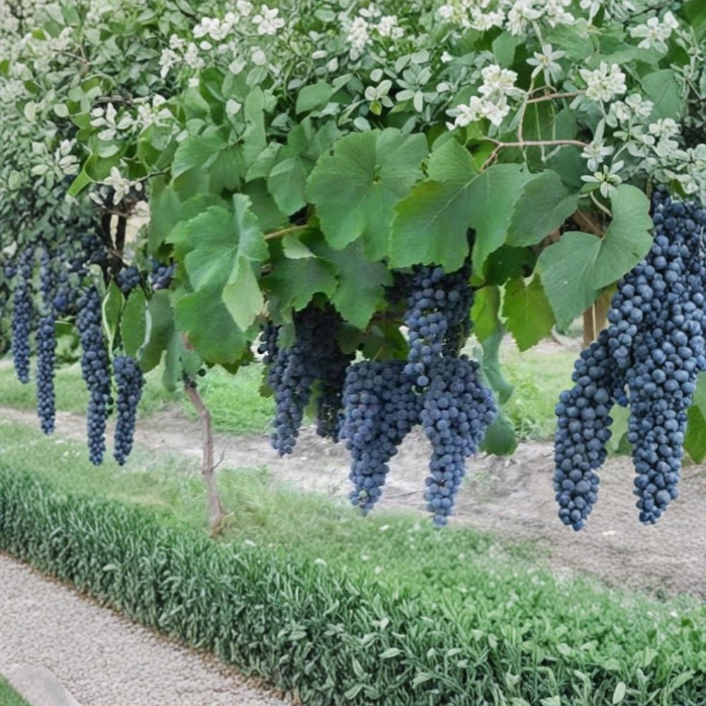 Errante Noir Wine Grape Vine – Live Red Wine Grape Plant, Self-Fertile, Pierce’s Disease Resistant, Easy to Grow Vineyard Plant