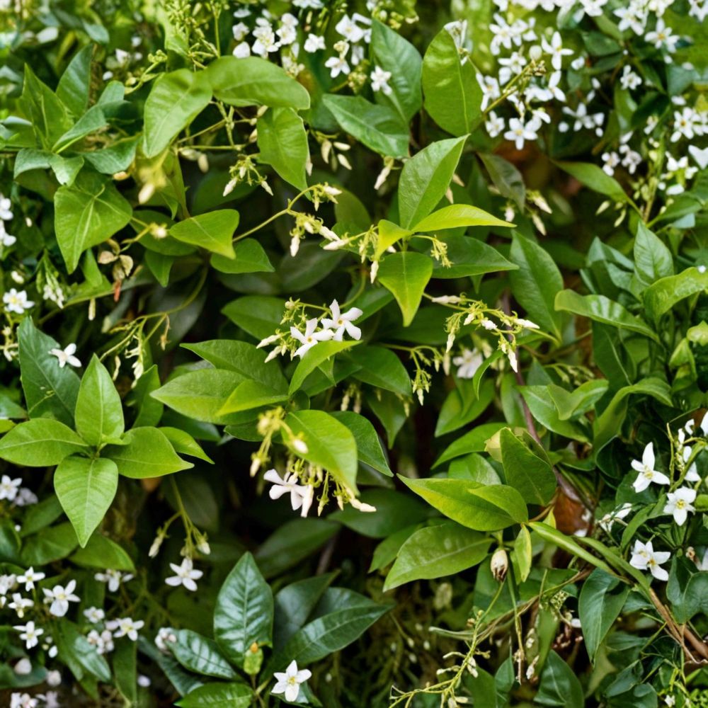 Confederate Star Jasmine Live Plant | 4–6 Inches Tall | Fragrant Flowering Vine | Trachelospermum jasminoides for Patio & Garden