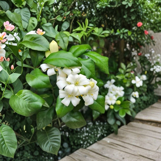 Orange Jasmine Seeds – Murraya paniculata Fragrant White Flower Shrub 5 Pack Tropical Evergreen Indoor Outdoor Plant