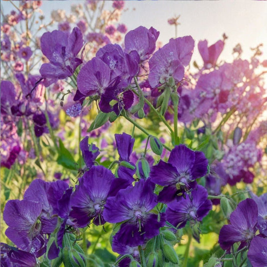 Lily Lovell Geranium Seeds – 25+ Premium Flower Seeds for Garden, Patio & Balcony – Colorful Blooms, Easy to Grow, Pelargonium x hortorum