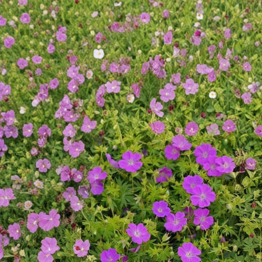New Hampshire Purple Geranium Seeds – 25+ Pelargonium Flower Seeds for Garden Blooms, Purple Color, Easy to Grow, Premium Quality
