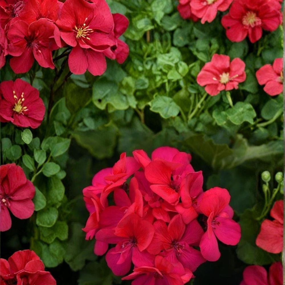 Presto Dark Fuchsia Geranium Seeds – 25+ Pelargonium Flower Seeds for Garden & Patio Bright Blooms