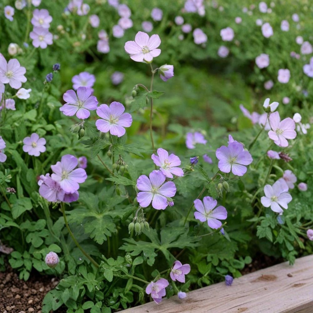 Wild Geranium Roots – 10 Fresh Bare Roots for Planting, Native Perennial, Woodland & Shade Garden Flower, Geranium maculatum