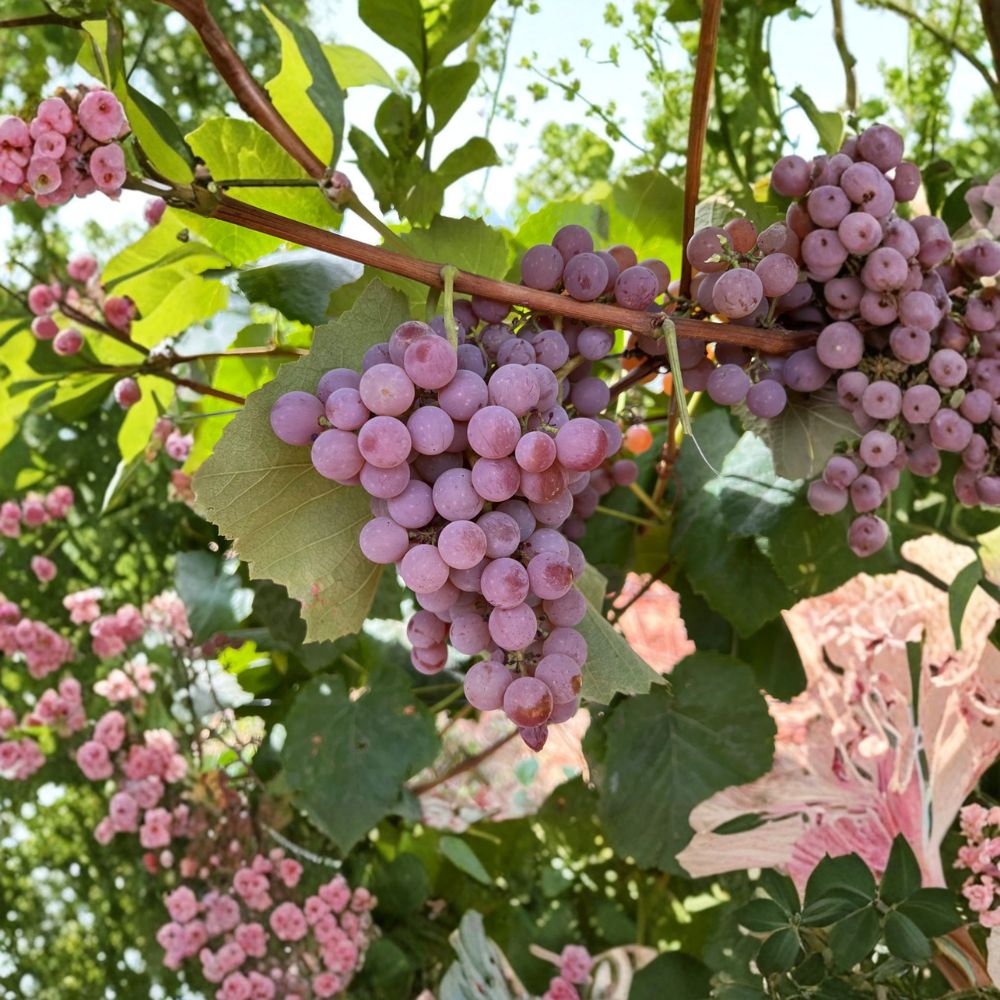Reliance Seedless Grape Plant – Vitis labrusca Bare Root Cold Hardy Red Table Grape | Juicy Fruit Vine