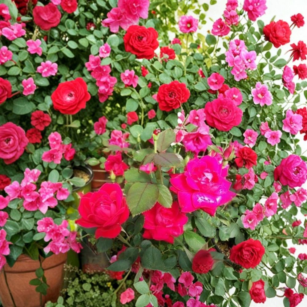 Double Knock Out® Red Rose Plant – 5 Gallon Flowering Shrub with Double Red Blooms, Disease Resistant Rosa Hybrid