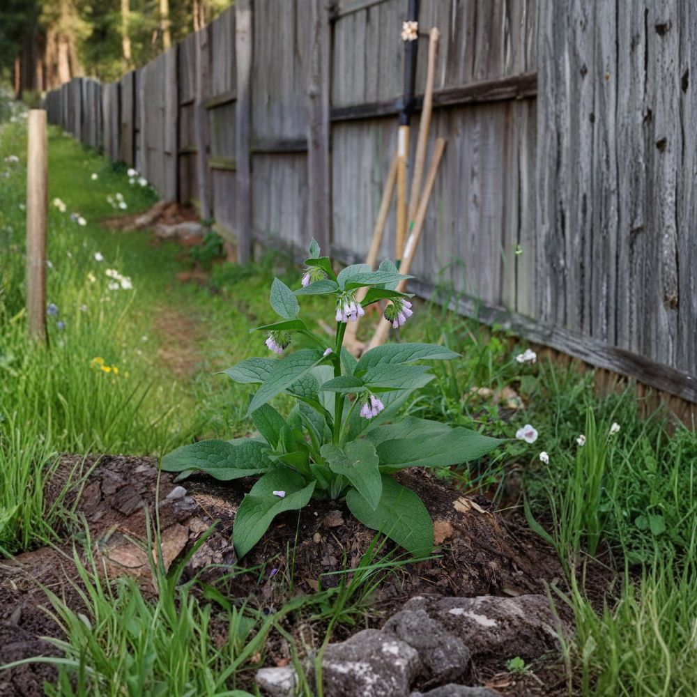 Russian Comfrey Live Root Cutting – Bocking 14 Symphytum × uplandicum Organic Dynamic Accumulator for Soil Enrichment