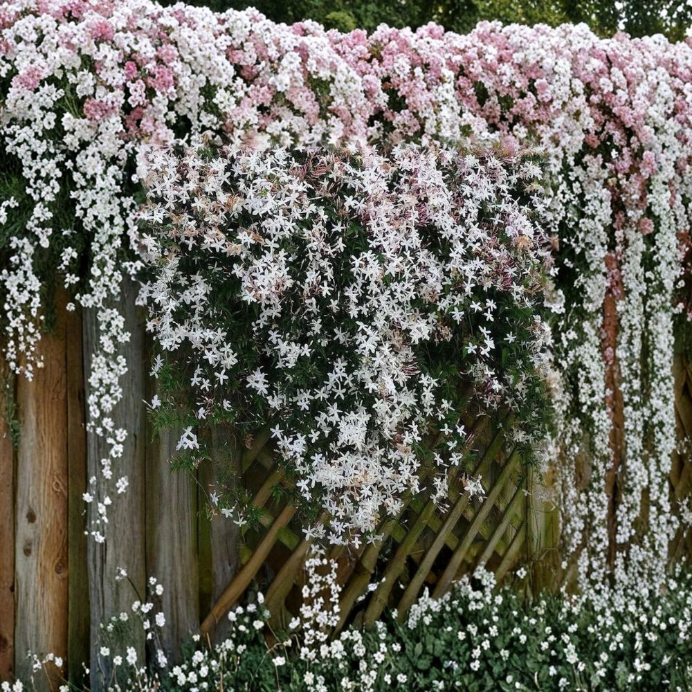 Confederate Jasmine Seeds – 20 Count Trachelospermum jasminoides White Fragrant Climbing Vine Seeds for Garden, Trellis & Fence