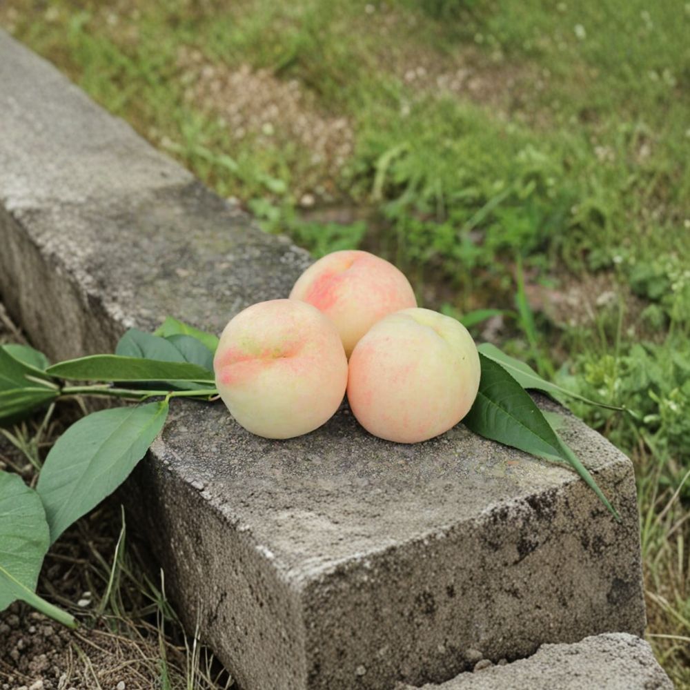 Fenghua Yulu Honey Peach Tree – Prunus persica Live Plant | Chinese Peach Tree | Sweet Juicy Fruit | Premium Fruit Tree for Garden