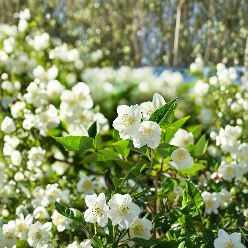 White Jasmine Seeds – 25 Pack | Fragrant Indoor Outdoor Plant | Jasminum sambac | Gardening DIY Gift