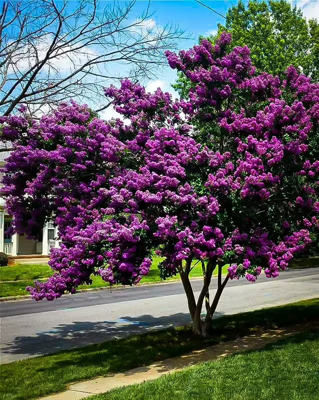 Crepe Myrtle Cuttings 7 Live Unrooted Stems for Rooting, Grafting, Lagerstroemia indica Flowering Shrub or Tree