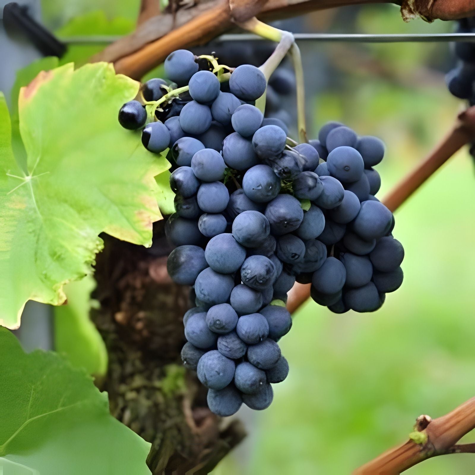 Pinot Noir Grape Live Plant Tree Vitis vinifera Fruit Bearing Wine Grape Starter 8-18 inches