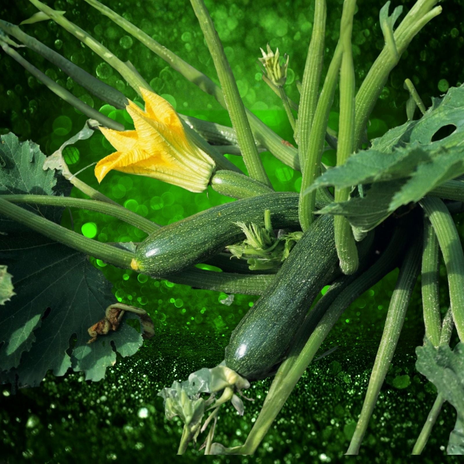 Black Beauty Zucchini Seeds 100 Count Heirloom Non-GMO Vegetable Seeds for Gardening
