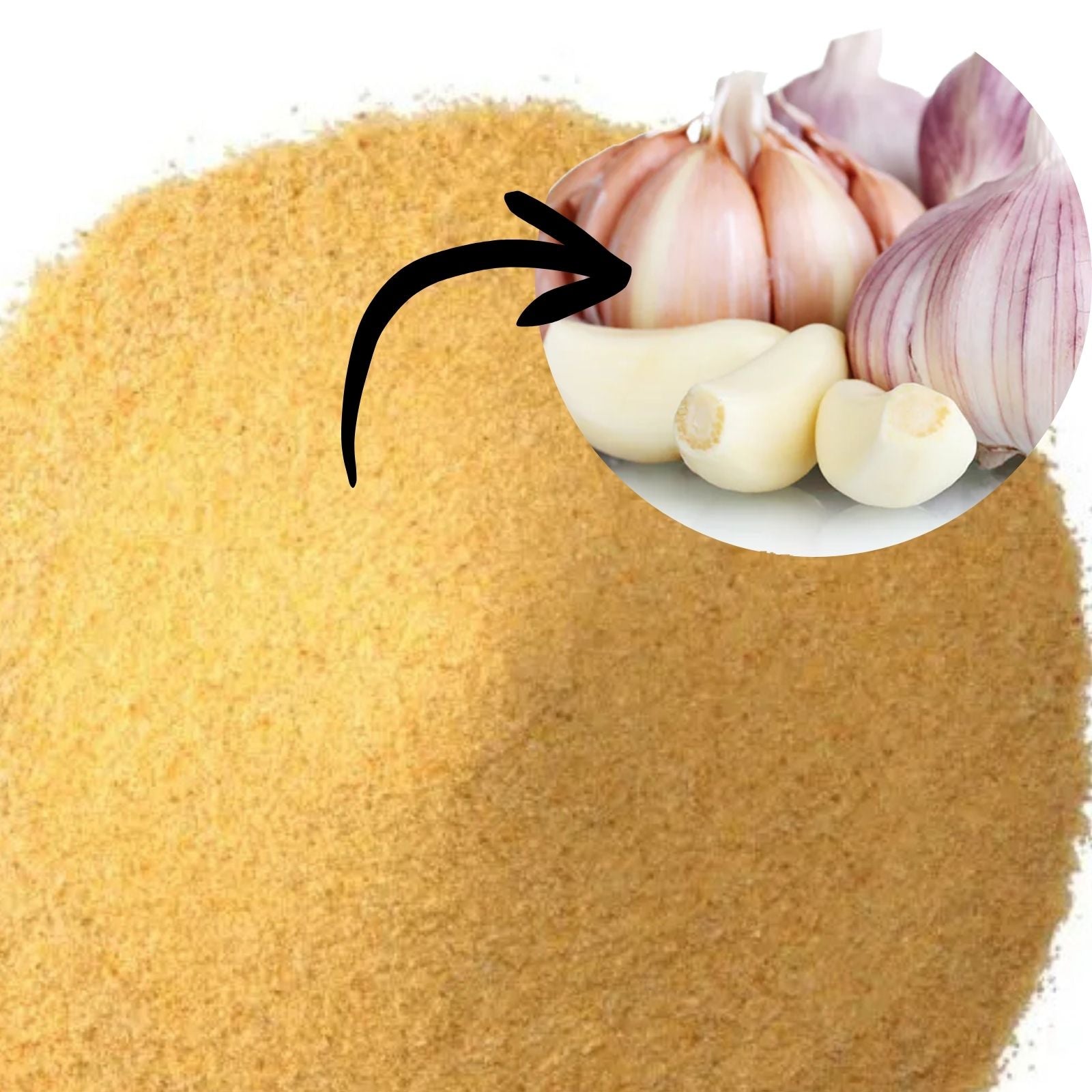 Garlic Powder 5 lb Allium sativum Dried Ground Organic Cooking Seasoning Bulk Live Plant Cutting