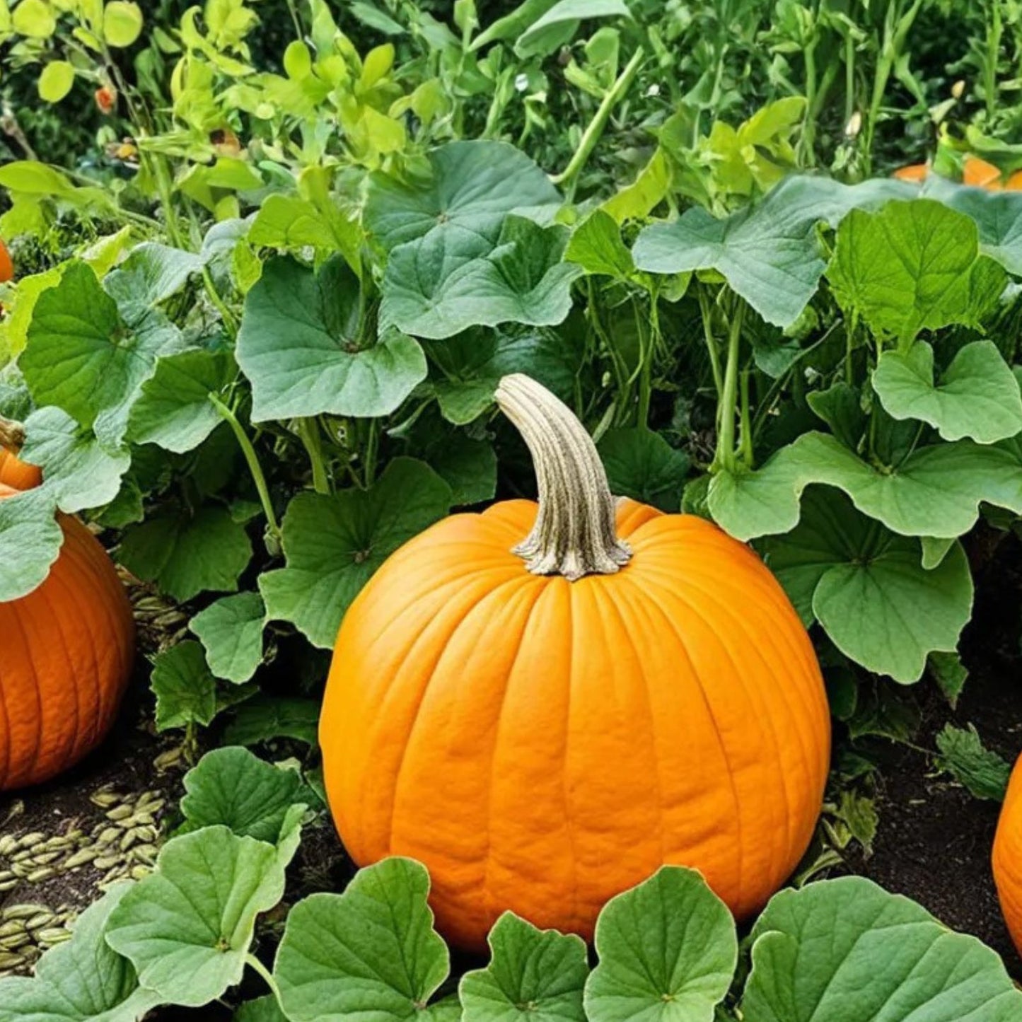 Heirloom Pumpkin Seeds Non-GMO Organic Connecticut Field Seeds Cucurbita pepo Live Plant Cutting Starter Plant