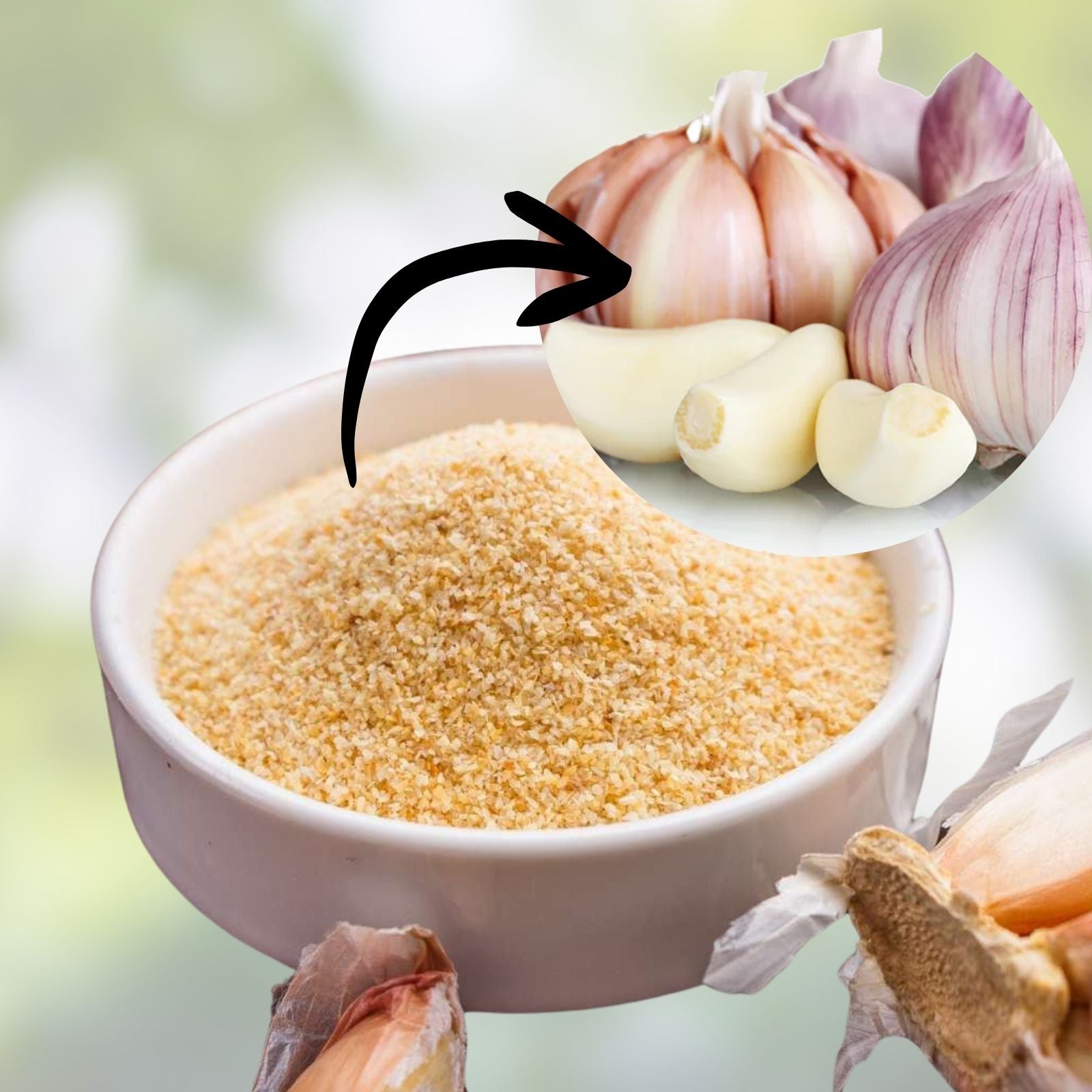 Garlic Powder 4 lb Allium sativum Dried Seasoning for Cooking Baking Flavor Enhancer