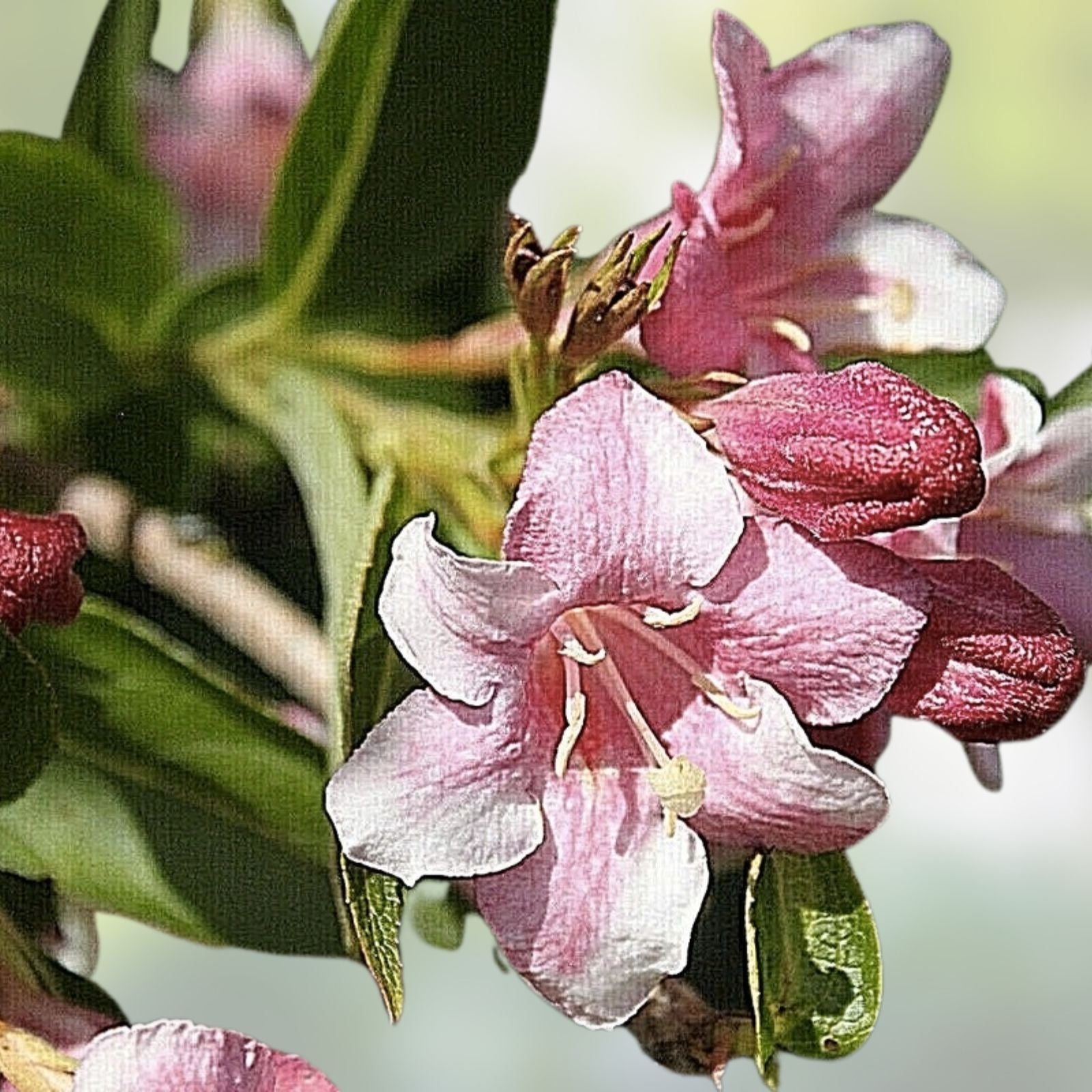 Weigela florida Bush Seeds Pink White Flowering Shrub Live Plant Garden Starter Bare Root Cutting