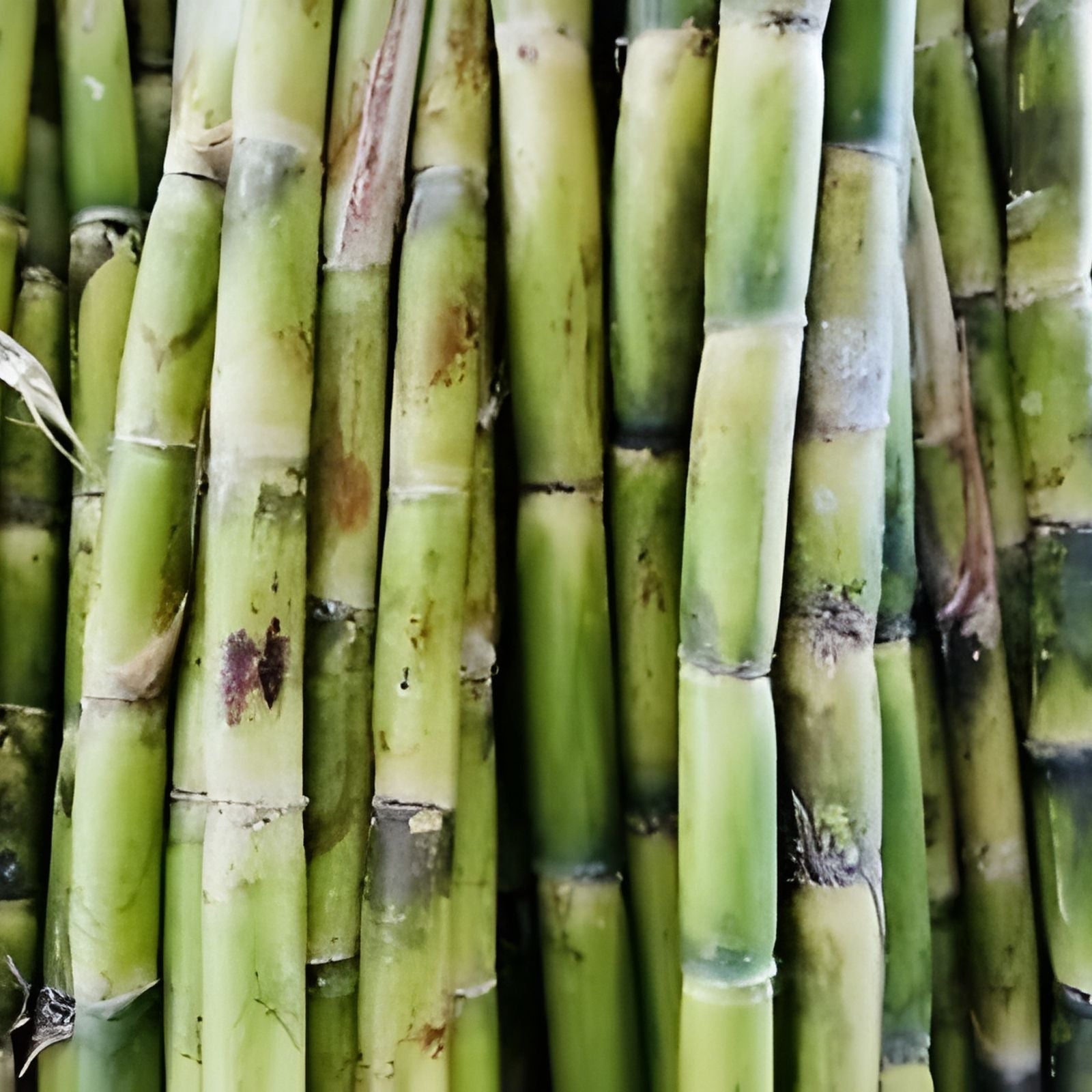 Fresh Cut Sugar Cane Sticks 8 Pack Non-GMO Saccharum officinarum Green or Purple Live Plant or Cutting