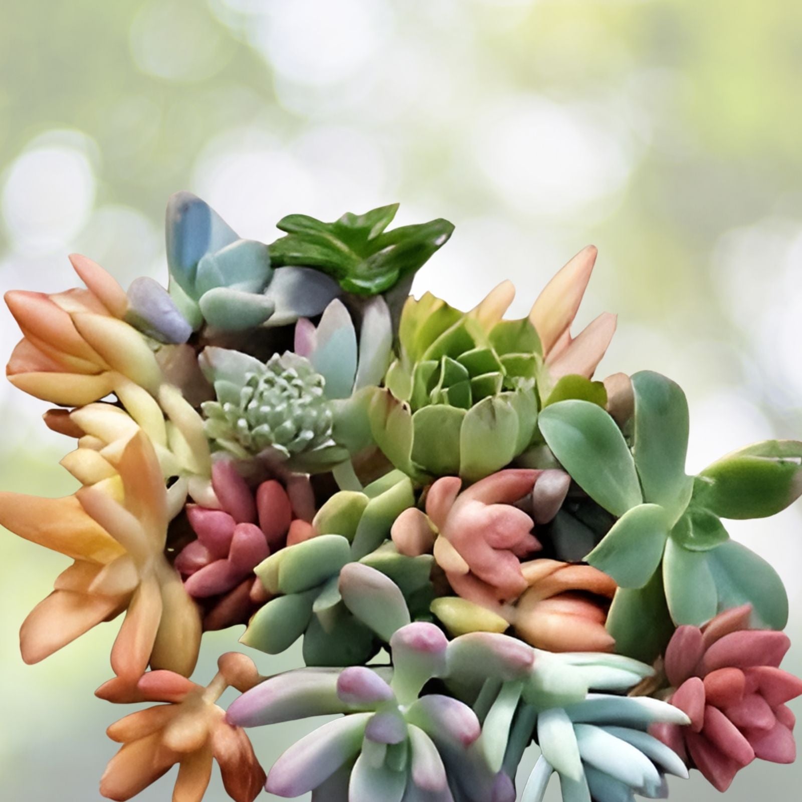 Colorful Succulent Cuttings Set Assorted Varieties Live Plants DIY Plant Projects Houseplants