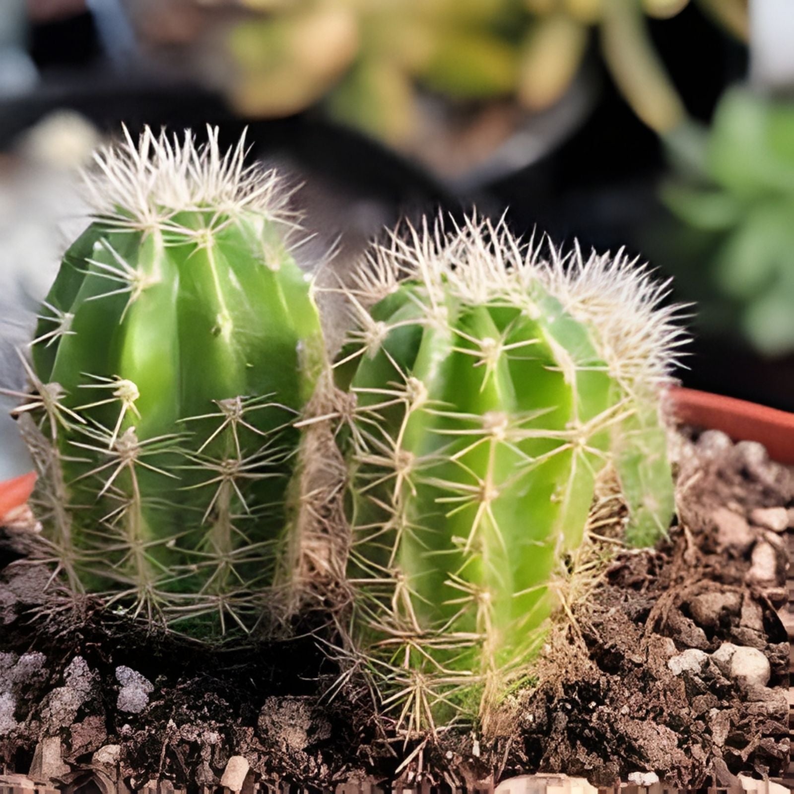Echinopsis Spachiana Golden Torch Cactus Cutting 20" Live Succulent Plant White Flowers Fast Shipping