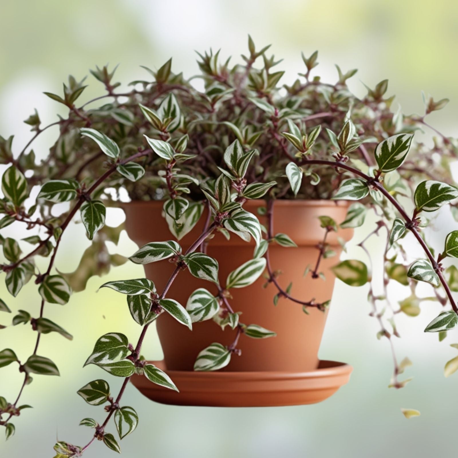 Wandering Jew Cuttings 5 Pieces Tradescantia Albiflora Indoor Houseplant Starter Live Plant Propagation
